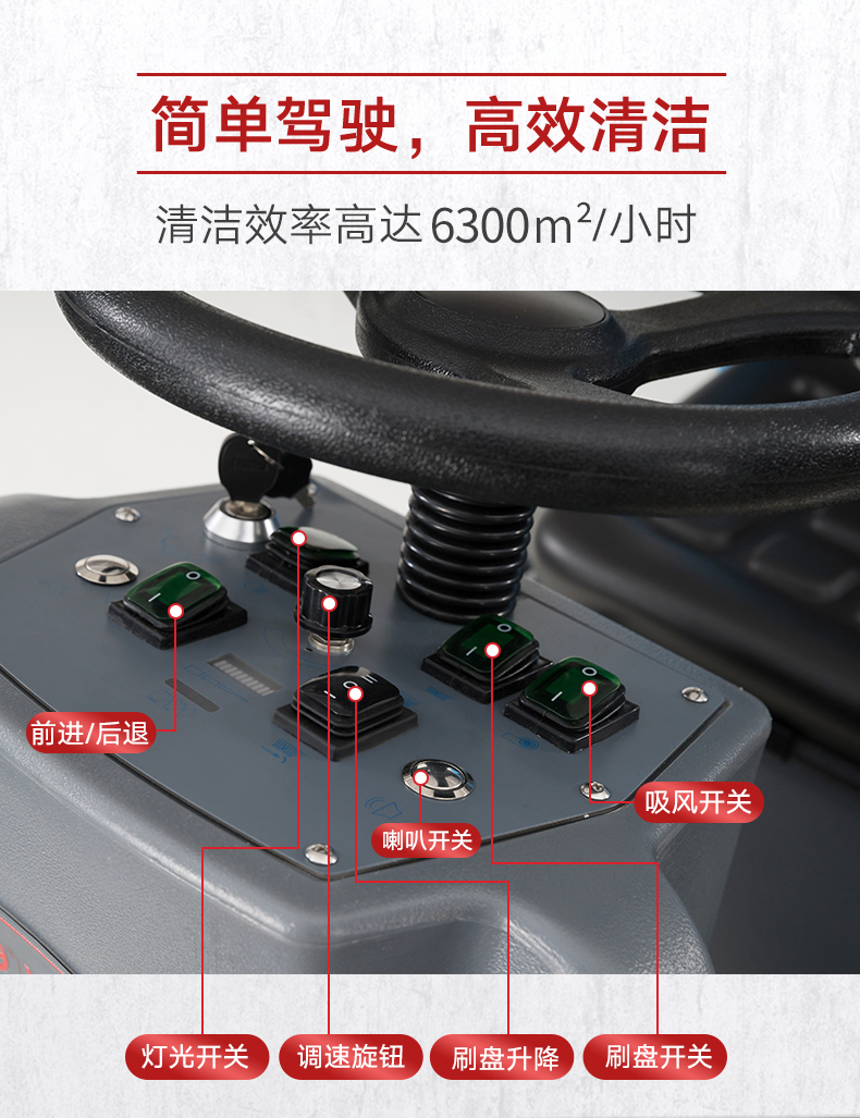 揚子X8駕駛式洗地機(圖10)